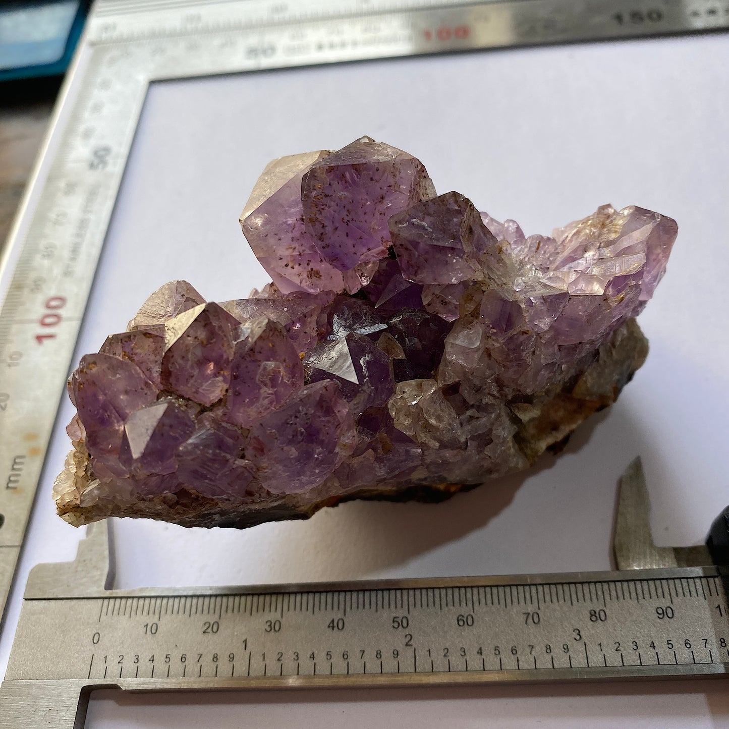 AMETHYST WITH GOETHITE INCLUSIONS - RIO GRANDE DO SUL, BRAZIL  264g MF991
