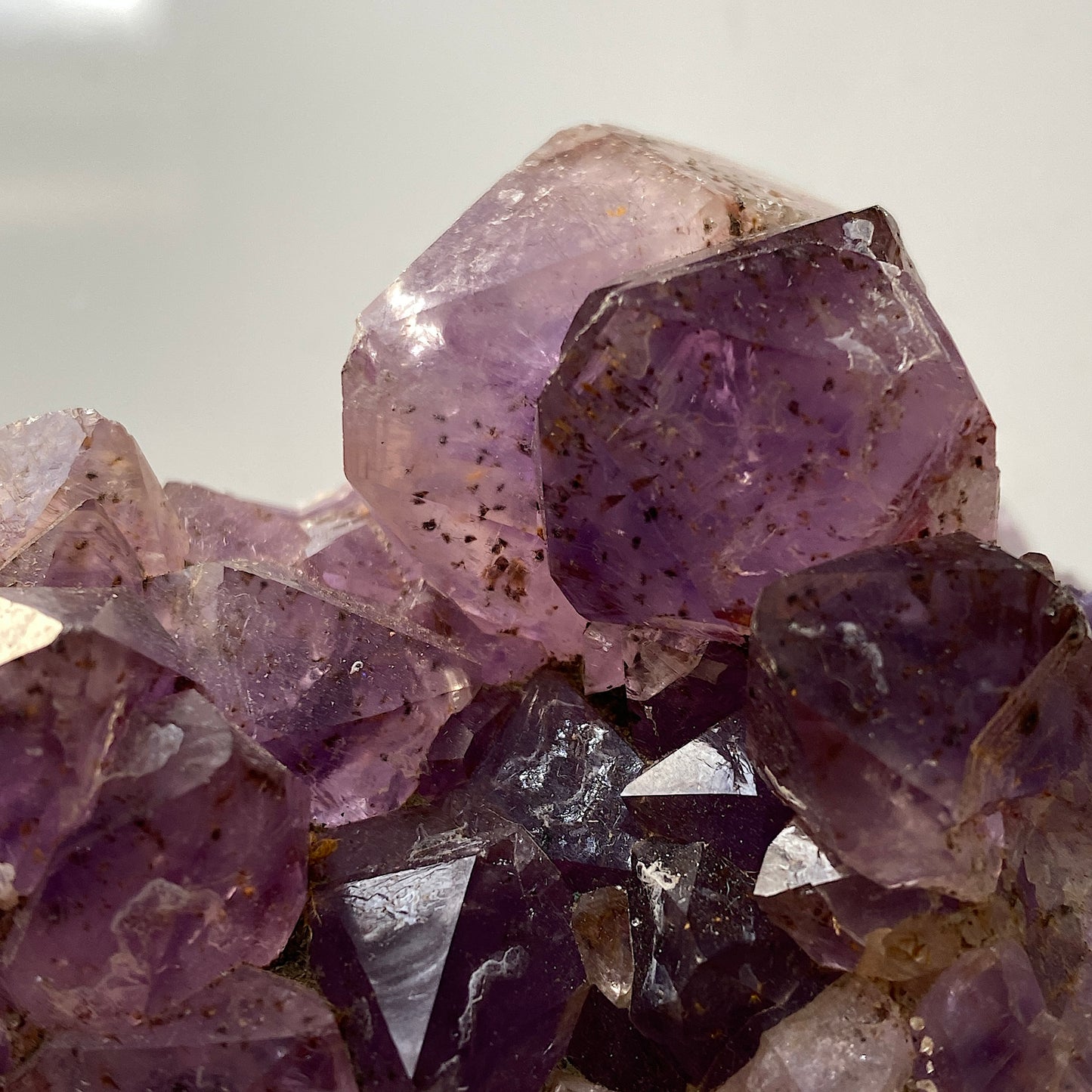 AMETHYST WITH GOETHITE INCLUSIONS - RIO GRANDE DO SUL, BRAZIL  264g MF991