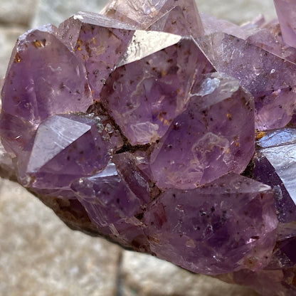 AMETHYST WITH GOETHITE INCLUSIONS - RIO GRANDE DO SUL, BRAZIL  264g MF991