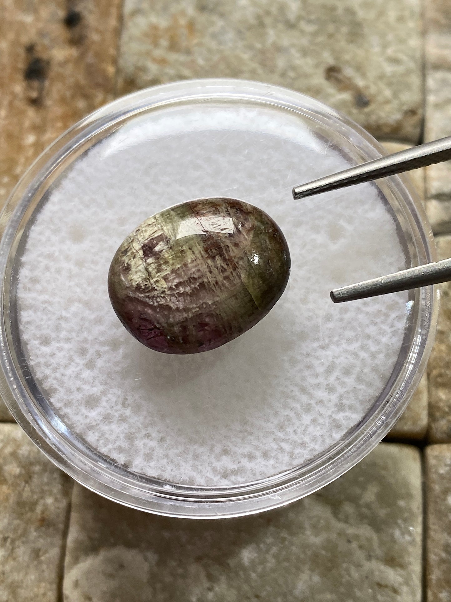 TOURMALINE UNUSUAL NATURAL GEMSTONE : SOLWEZI DISTRICT, ZAMBIA 6.87Ct MFG4819