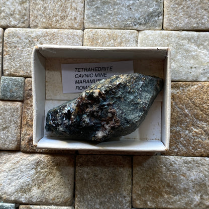 TETRAHEDRITE - CAVNIC MINE, MARAMURES COUNTY, ROMANIA   30g MF956