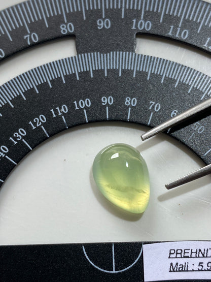 PREHNITE NATURAL GEMSTONE : MATIA, KAYES REGION, MALI  5.98Ct MFG4821