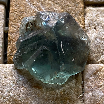 FLUORITE WITH TWINNING : DIANA MARIA MINE, STANHOPE, COUNTY DURHAM  7g. MF5452