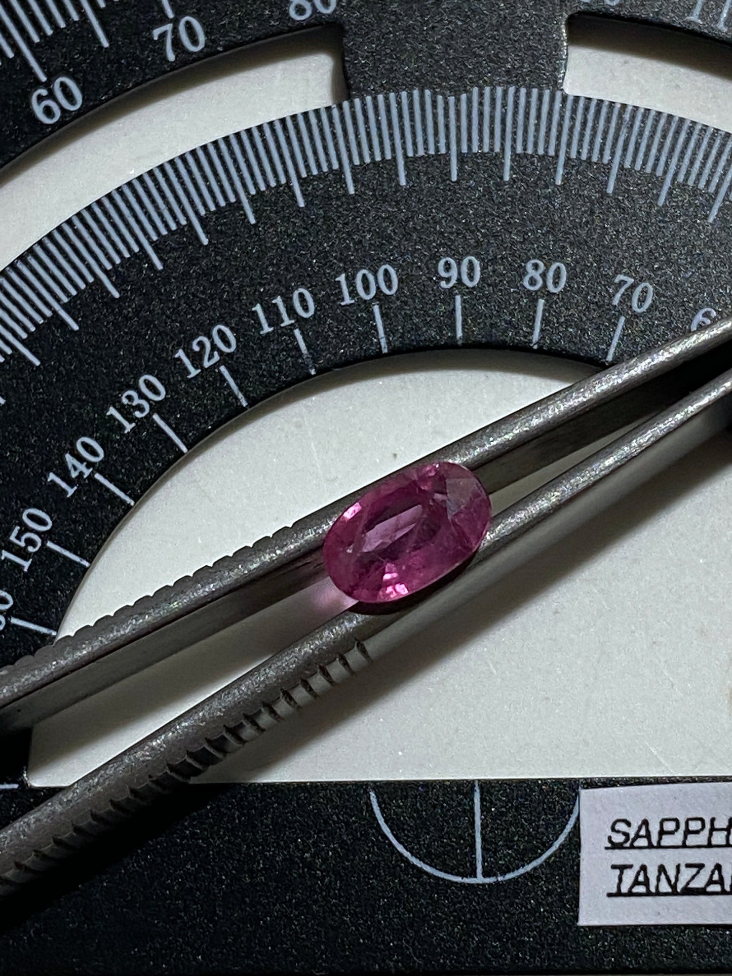 SAPPHIRE CORUNDUM NATURAL GEMSTONE : LONGIDO, TANZANIA. 1.00Ct MFG4823