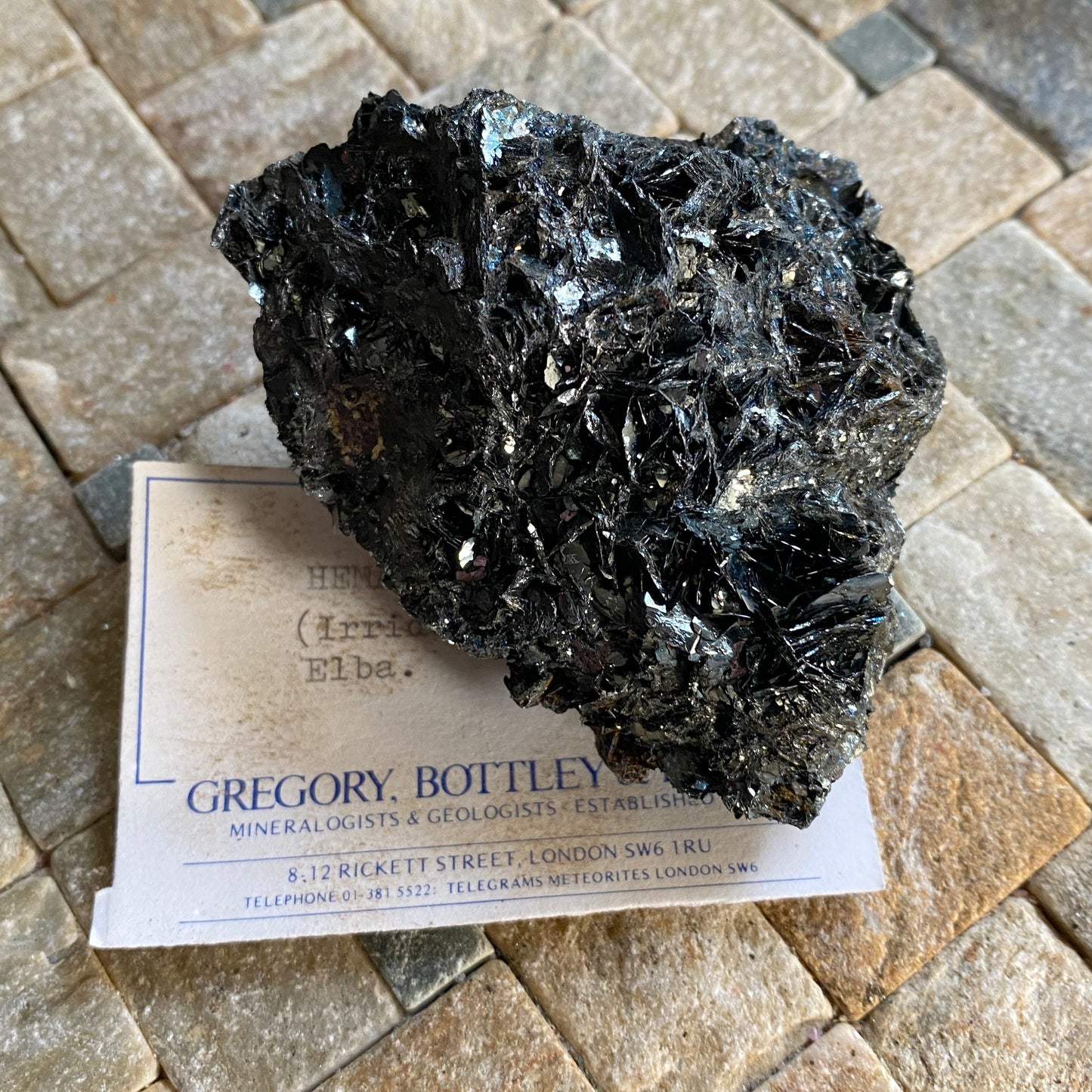 HEMATITE FROM ELBA ISLAND, TUSCANY, ITALY.  260g MF2168