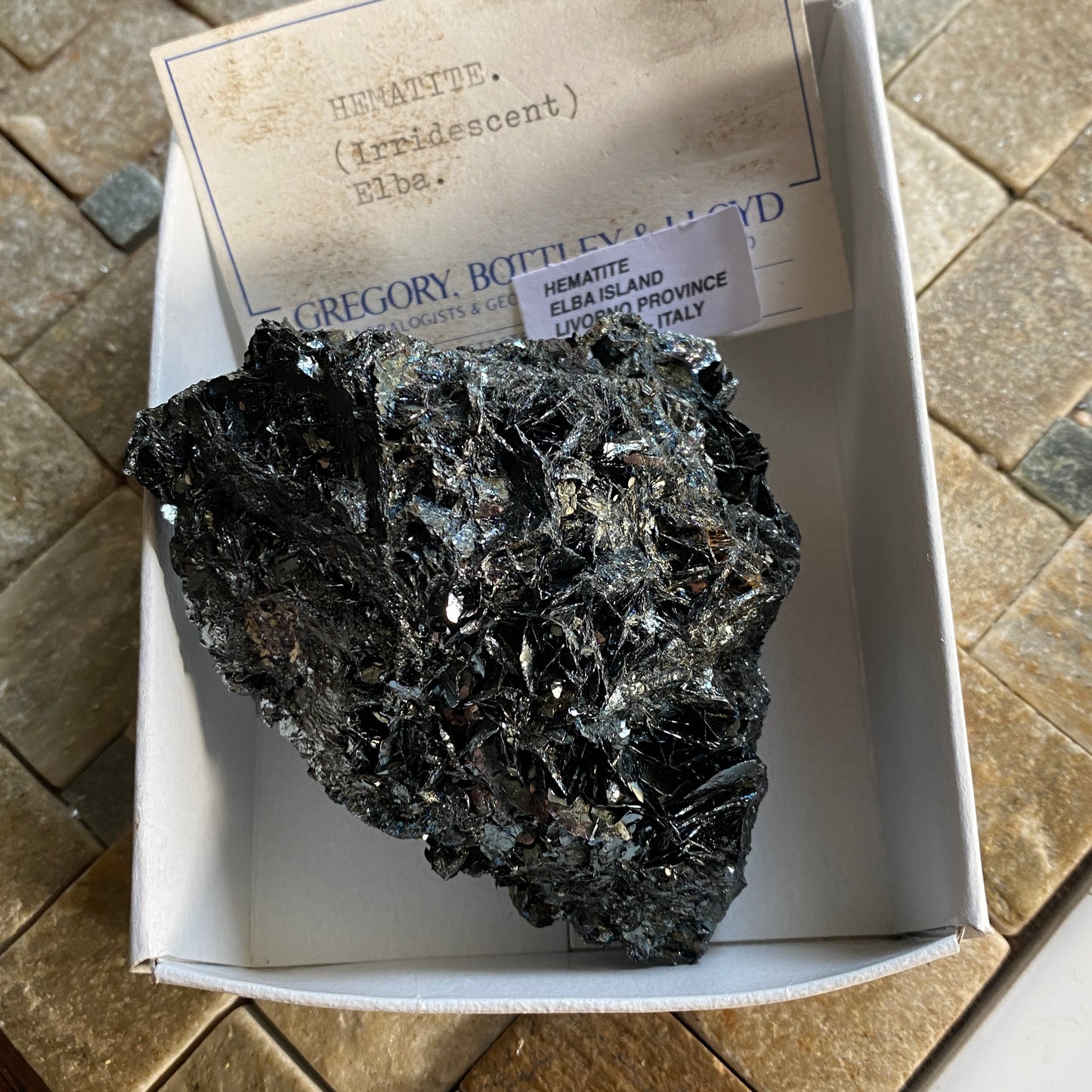 HEMATITE FROM ELBA ISLAND, TUSCANY, ITALY.  260g MF2168