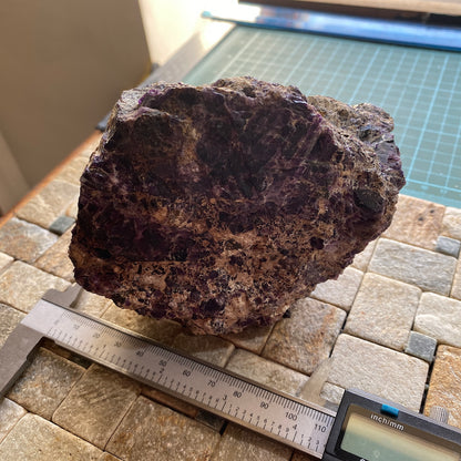FLUORITE IN CALCITE - MELCHOR MUZQUIZ, C0AHUILA, MEXICO - 1157g MF935