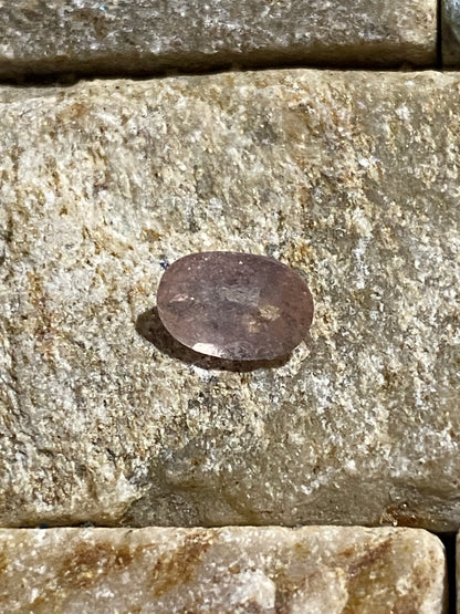 SAPPHIRE CORUNDUM NATURAL GEMSTONE : MOGOK, MANDALAY, BURMA 0.90Ct MFG4824