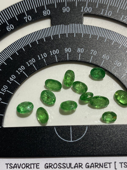 TSAVORITE [TSAVOLITE] RARE NATURAL GEMSTONES : MERALANI, TANZANIA 6.01Ct MFG4825