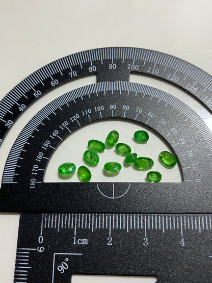 TSAVORITE [TSAVOLITE] RARE NATURAL GEMSTONES : MERALANI, TANZANIA 6.01Ct MFG4825