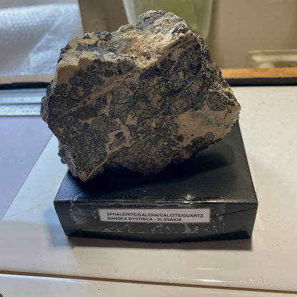 ORE SPECIMEN FROM BANSKA STIAVNICA, BANSKA BYSTRICA, SLOVAKIA  514g MF919