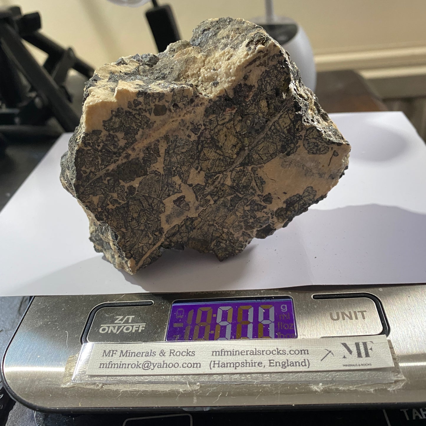 ORE SPECIMEN FROM BANSKA STIAVNICA, BANSKA BYSTRICA, SLOVAKIA  514g MF919