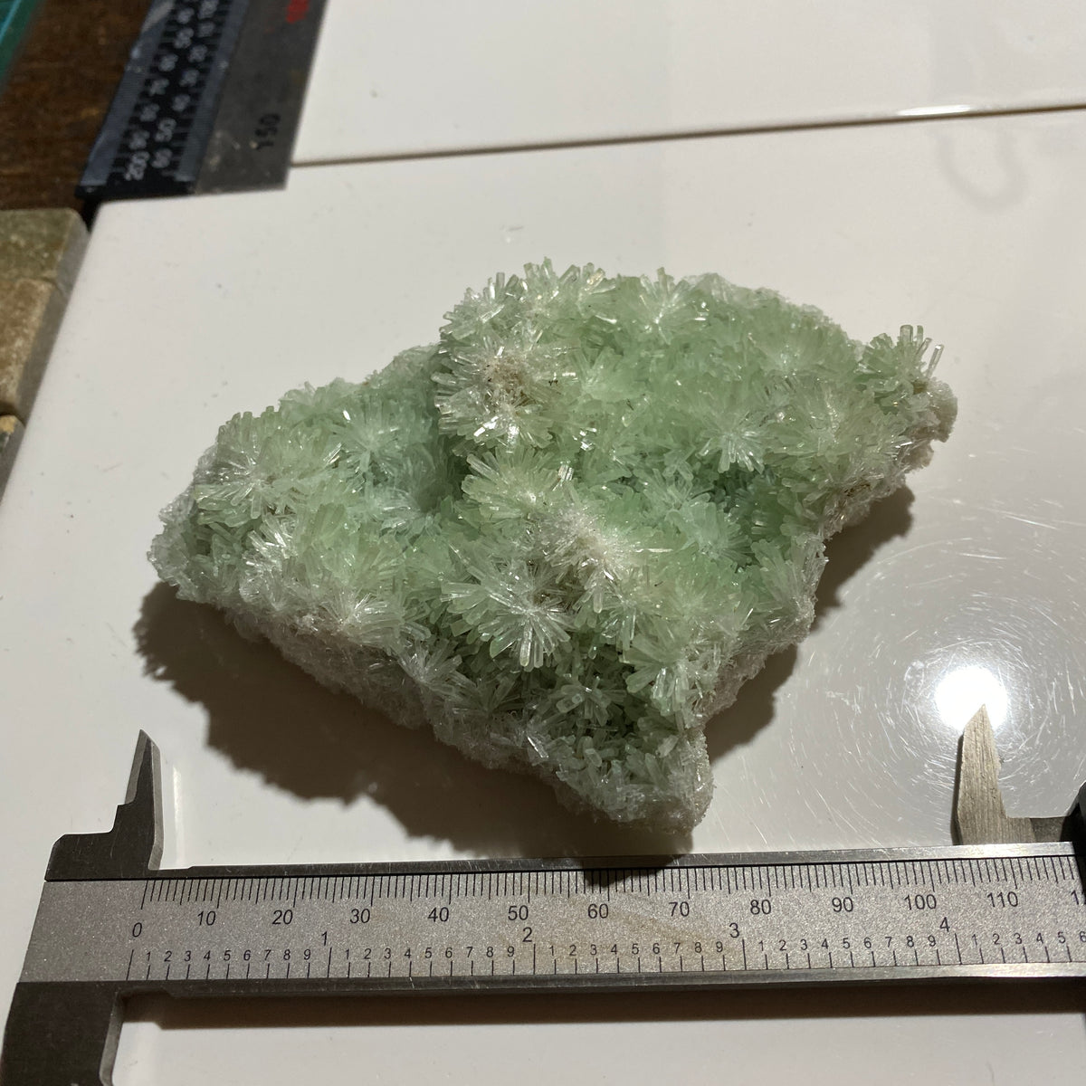 RARE GREEN SELENITE FROM PERNATTY LAGOON, AUSTRALIA LARGE 124g. MF5441