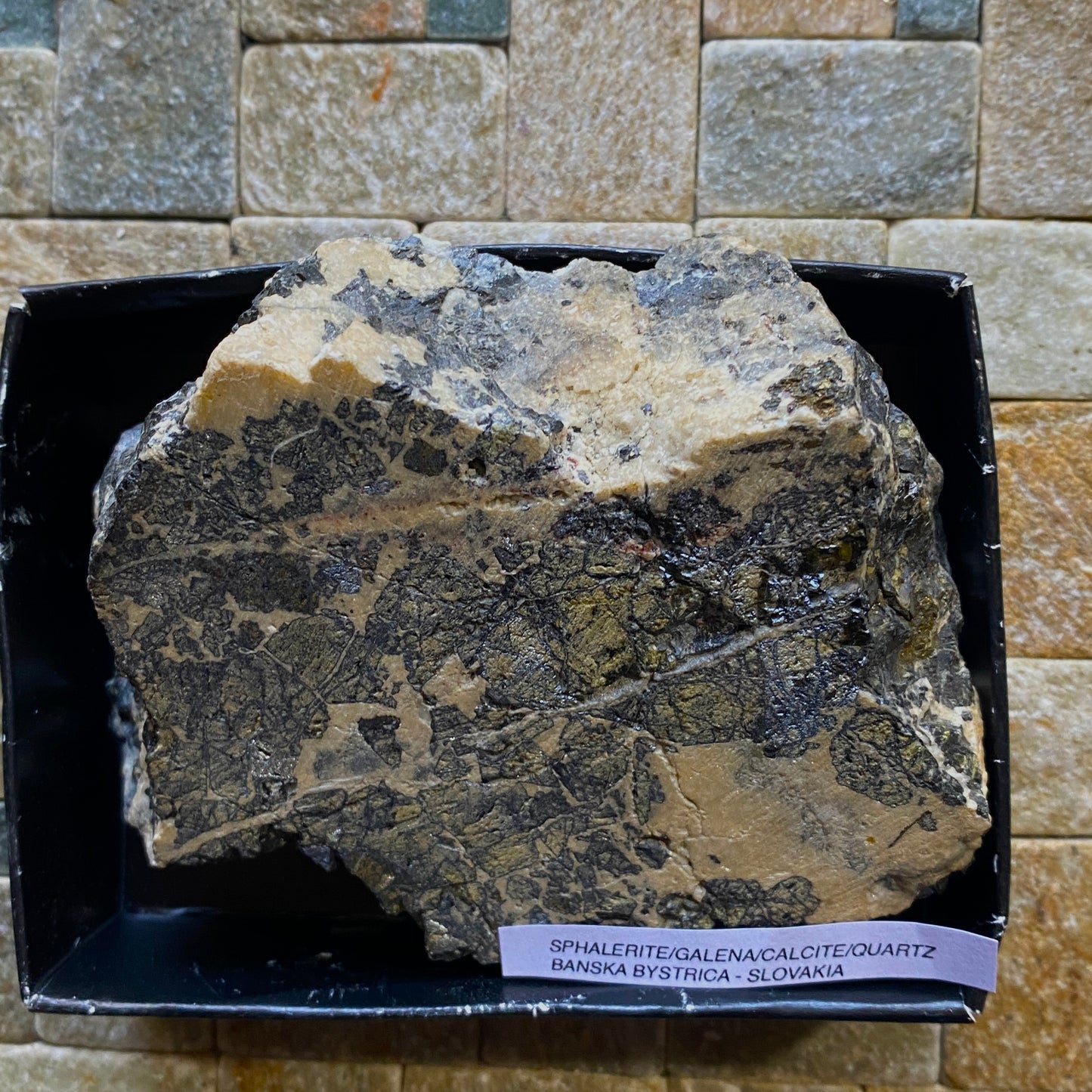 ORE SPECIMEN FROM BANSKA STIAVNICA, BANSKA BYSTRICA, SLOVAKIA  514g MF919