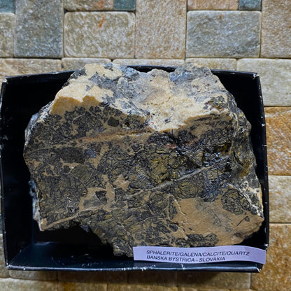 ORE SPECIMEN FROM BANSKA STIAVNICA, BANSKA BYSTRICA, SLOVAKIA  514g MF919
