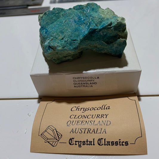 CHRYSOCOLLA : CLONCURRY, QUEENSLAND, AUSTRALIA  71g. MF5442