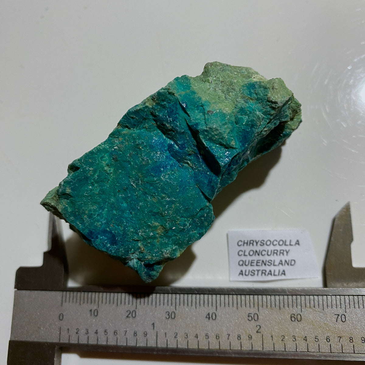 CHRYSOCOLLA : CLONCURRY, QUEENSLAND, AUSTRALIA  71g. MF5442