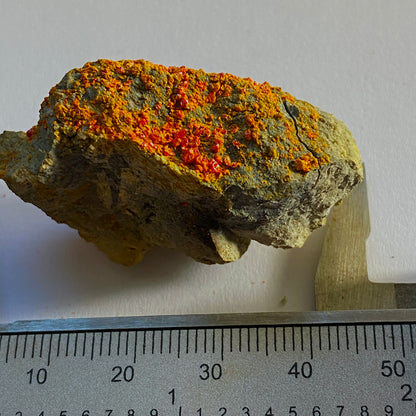 REALGAR ON MATRIX - ANDRASSY III MINE, HUNGARY. 18g. MF2343