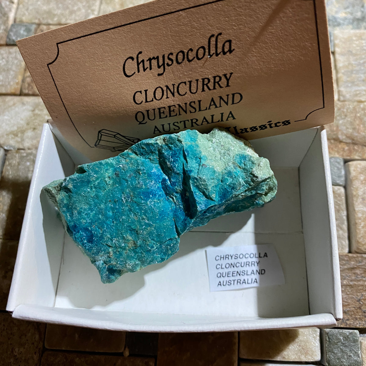 CHRYSOCOLLA : CLONCURRY, QUEENSLAND, AUSTRALIA  71g. MF5442