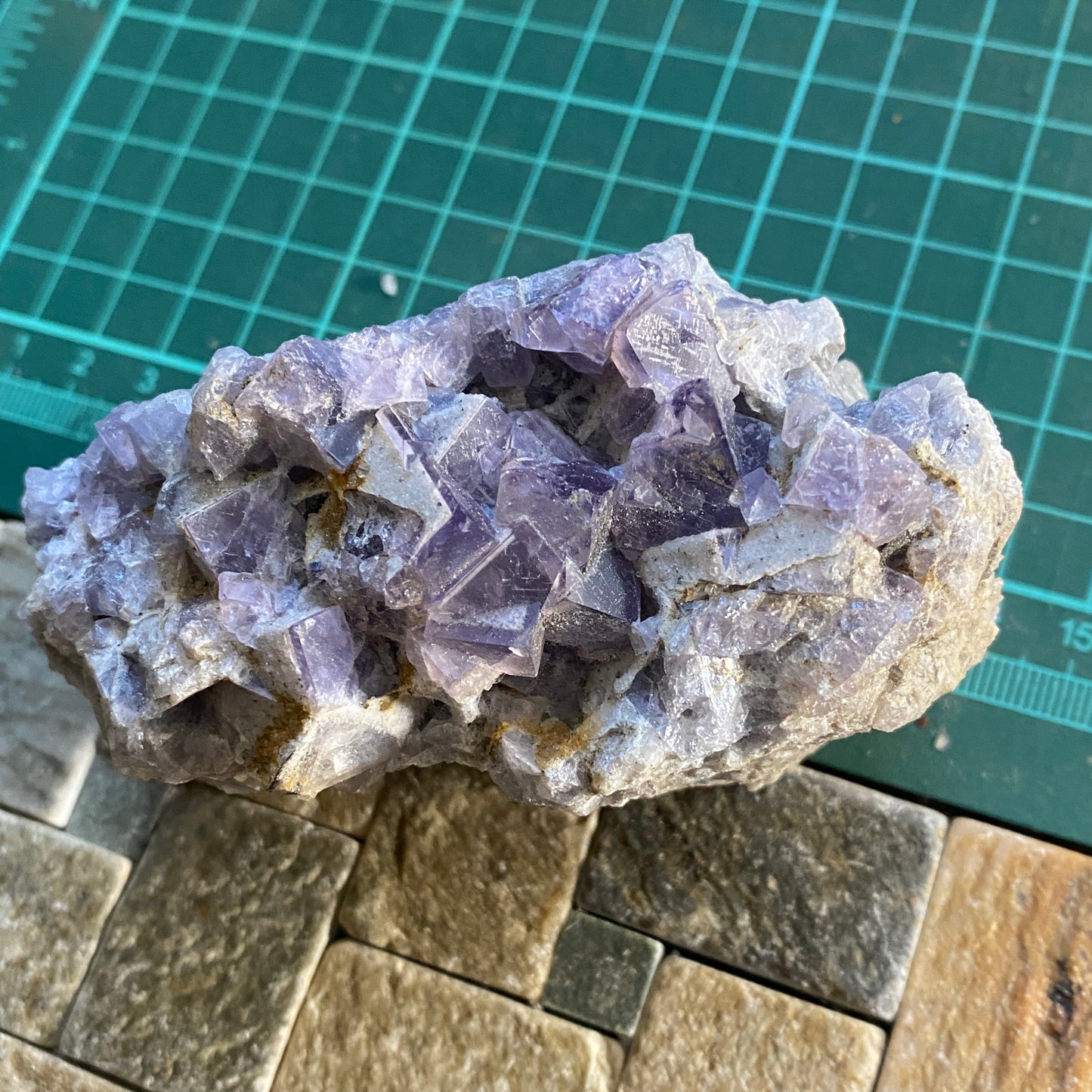 FLUORITE- CAMOKEELS MINE, WESTGATE, STANHOPE, COUNTY DURHAM, ENGLAND