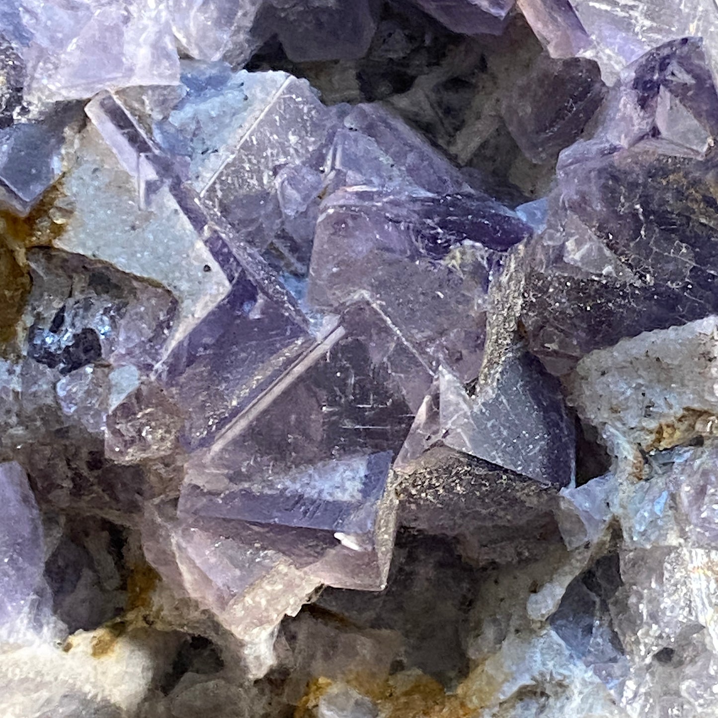 FLUORITE- CAMOKEELS MINE, WESTGATE, STANHOPE, COUNTY DURHAM, ENGLAND