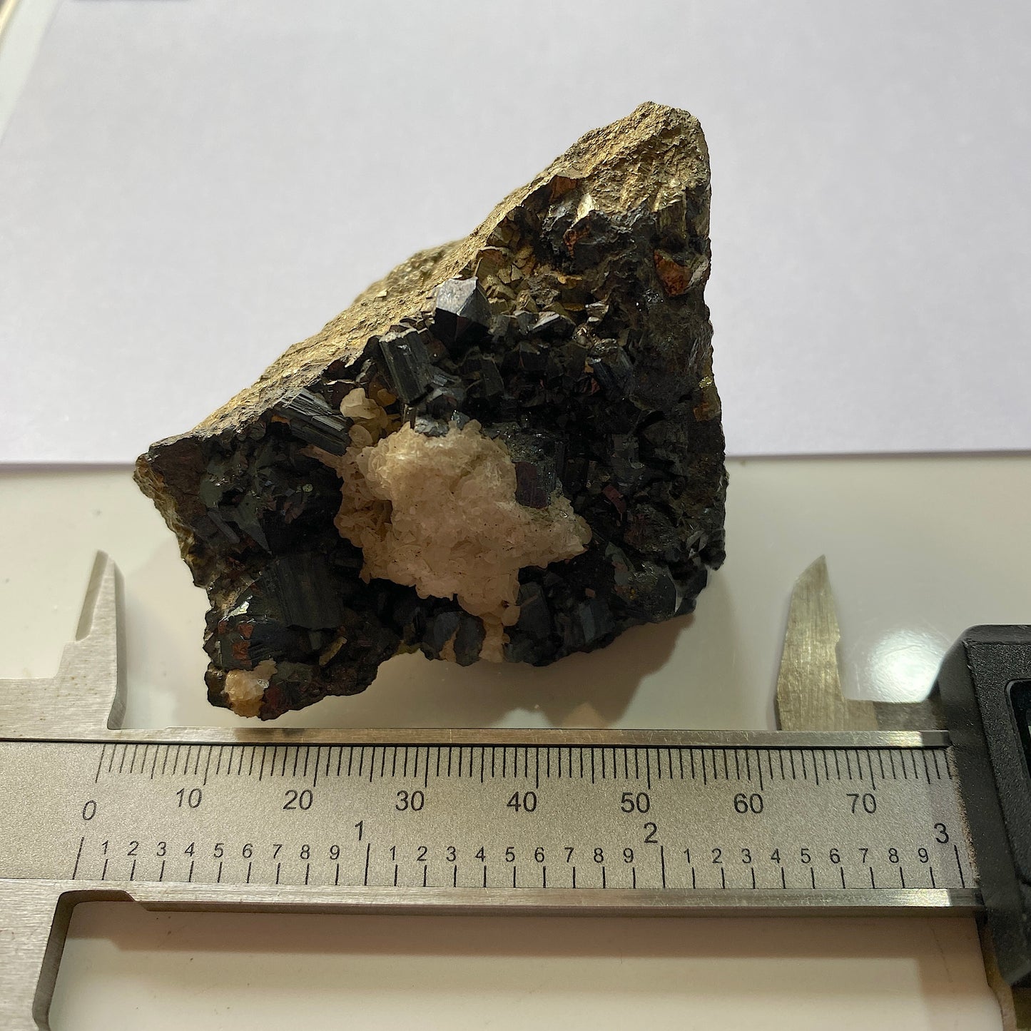 BOURNONITE ON PYRITE - NOCHE BUENA MINE, ZACATECAS, MEXICO  191g. MF932