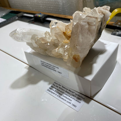 QUARTZ : RARE/IMPRESSIVE  SPECIMEN FROM LAKE CHABYER CAKO, GANGDISE MTS., TIBET. 583g MF5467