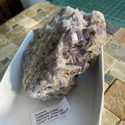 FLUORITE- CAMOKEELS MINE, WESTGATE, STANHOPE, COUNTY DURHAM, ENGLAND