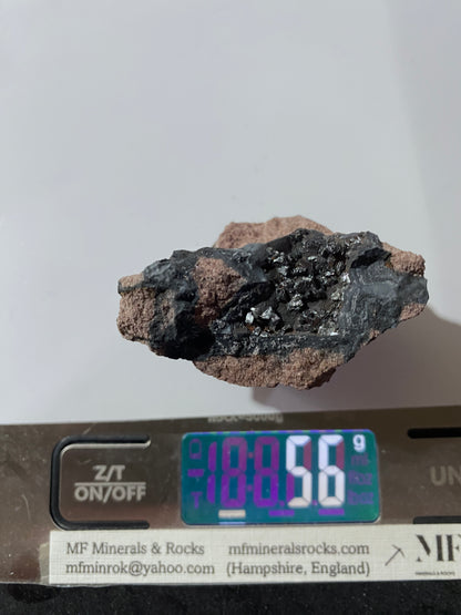 PYROLUSITE : FULLABROOK MINE, HALSINGER DOWN, BRAINTON, DEVON 56g MF4737