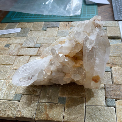 QUARTZ : RARE/IMPRESSIVE  SPECIMEN FROM LAKE CHABYER CAKO, GANGDISE MTS., TIBET. 583g MF5467