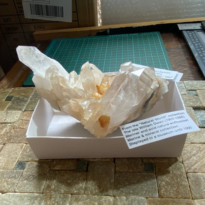 QUARTZ : RARE/IMPRESSIVE  SPECIMEN FROM LAKE CHABYER CAKO, GANGDISE MTS., TIBET. 583g MF5467