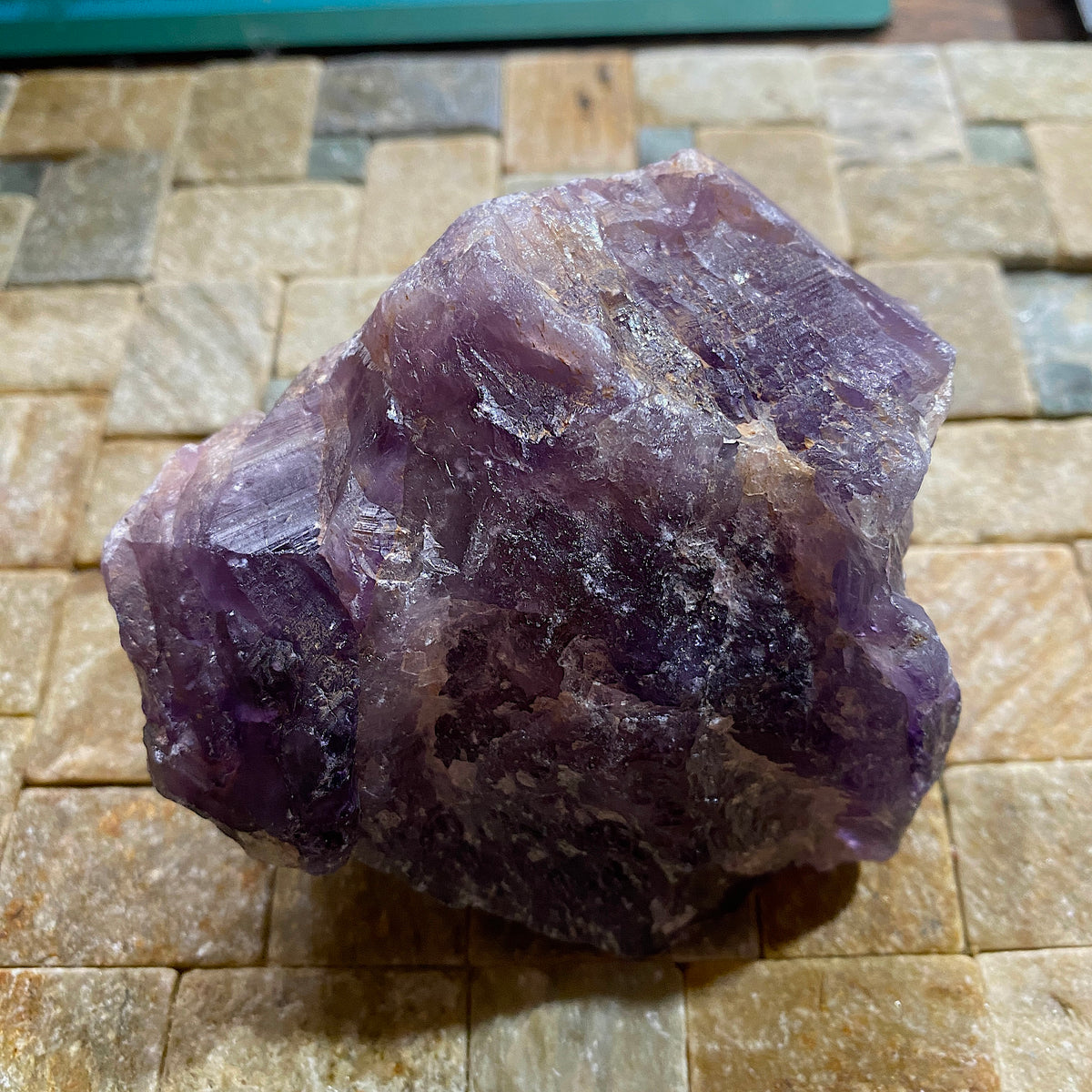 AMETHYST QUARTZ : GEEVOR MINE, PENDEEN, ST JUST, CORNWALL LARGE 538g  MF5453