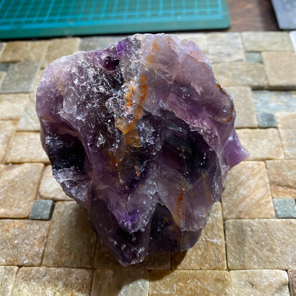 AMETHYST QUARTZ : GEEVOR MINE, PENDEEN, ST JUST, CORNWALL LARGE 538g  MF5453