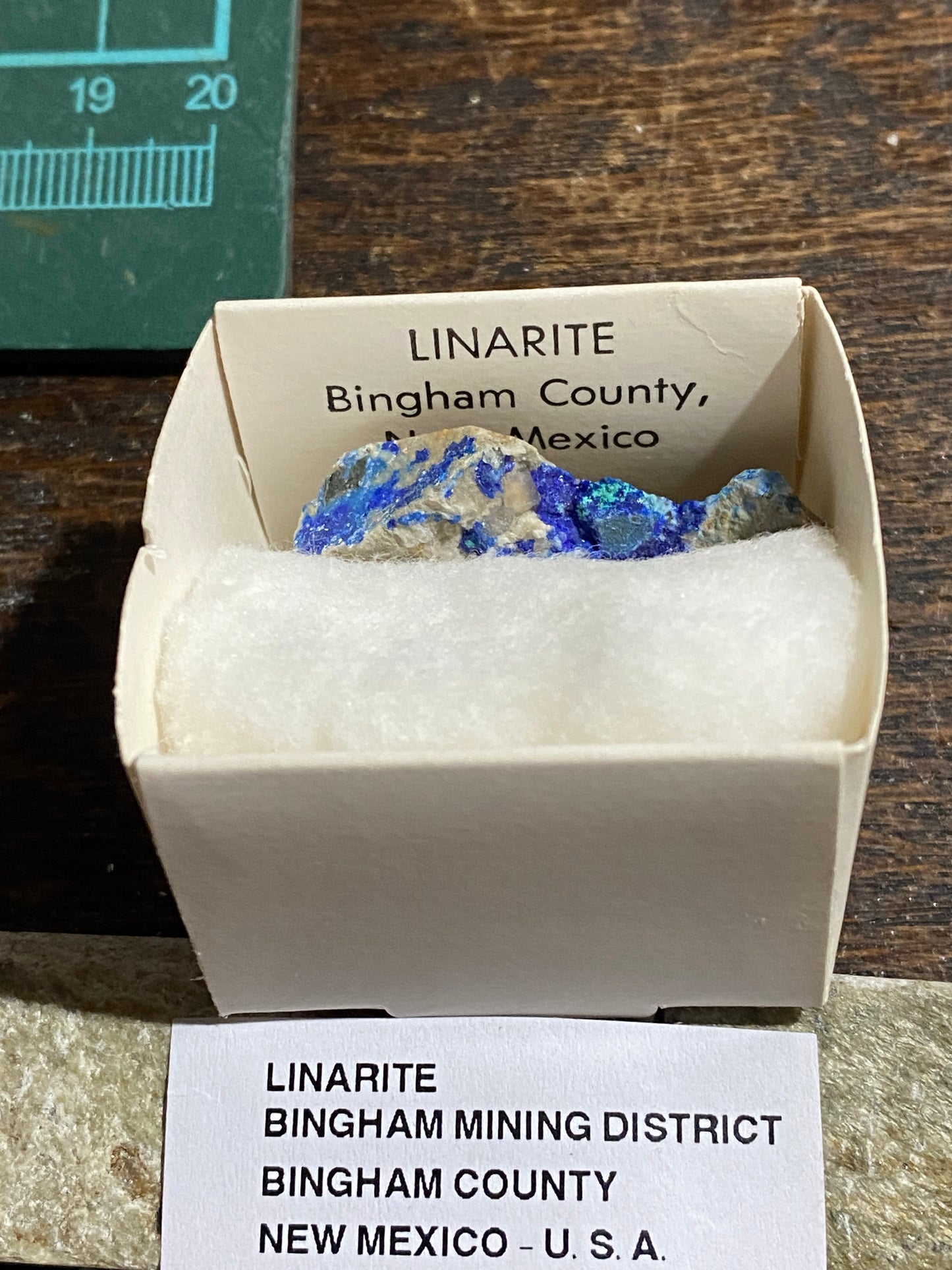 LINARITE : BINGHAM MINING DISTRICT, NEW MEXICO, U.S.A. 7g MF4739