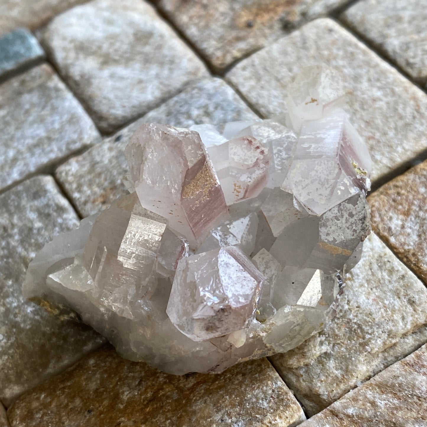 QUARTZ SPECIMENS FROM CORNWALL X 3 TOTAL 134g  MF2349