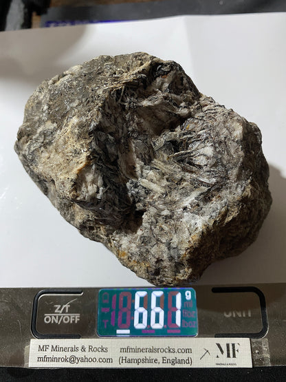 BARYTE "MASSIVE" : CAVERN VEIN, LUNEHEAD MINE, CO DURHAM, ENGLAND  661g MF4741