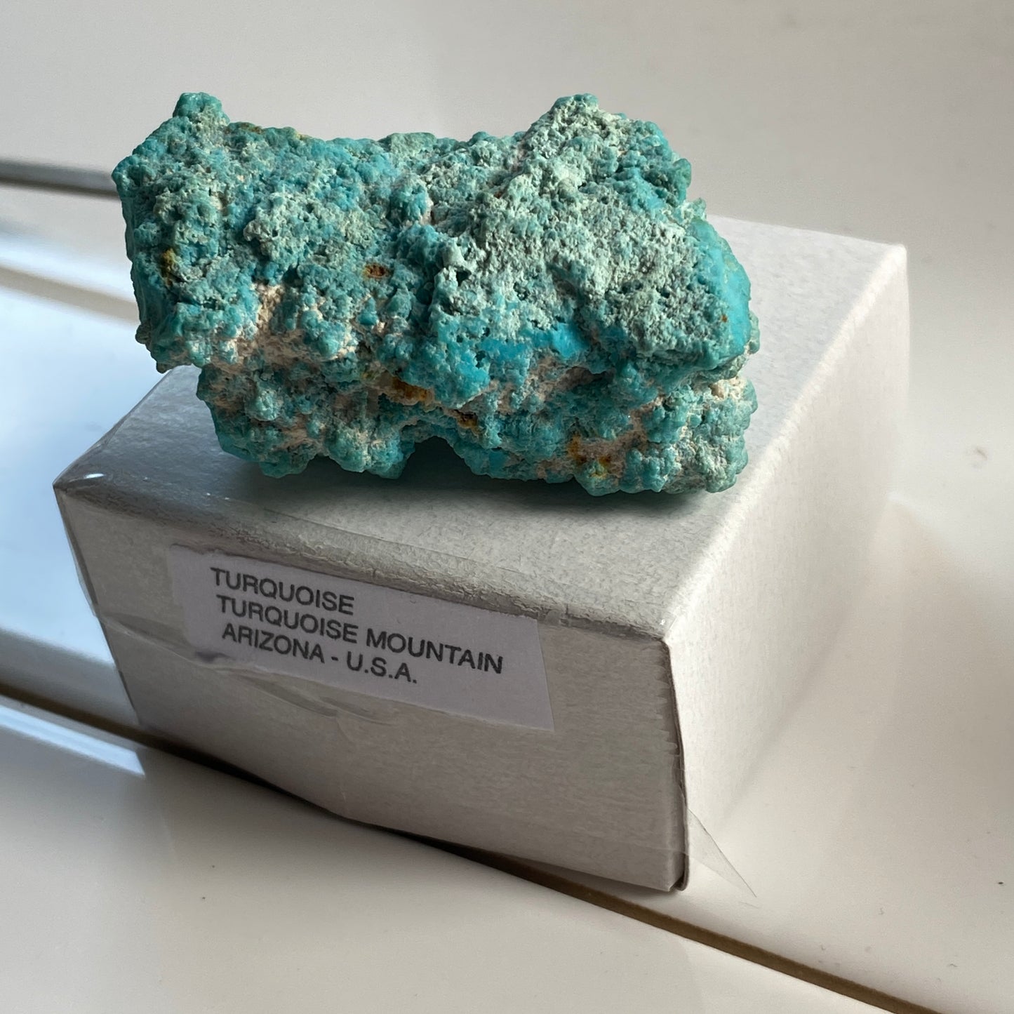 TURQUOISE- TURQUOISE MOUNTAIN,  MOHAVE COUNTY, ARIZONA, U.S.A.  30g. MF2348