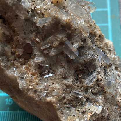 QUARTZ WITH GOETHITE - BOTALLACK, ST JUST, CORNWALL, ENGLAND 117g MF948