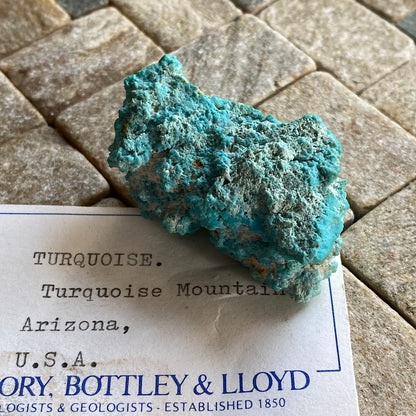 TURQUOISE- TURQUOISE MOUNTAIN,  MOHAVE COUNTY, ARIZONA, U.S.A.  30g. MF2348