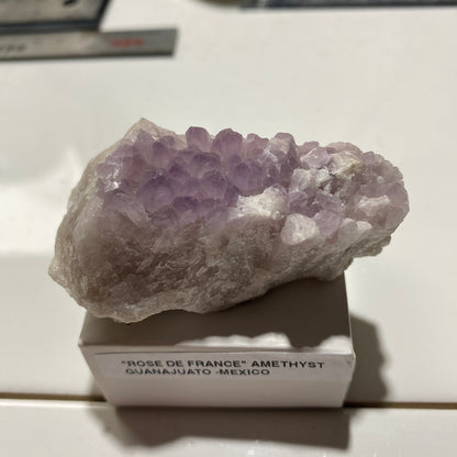 AMETHYST CRYSTALLISATION : GUANAJUATO, BAJIO REGION, MEXICO 80g MF5457