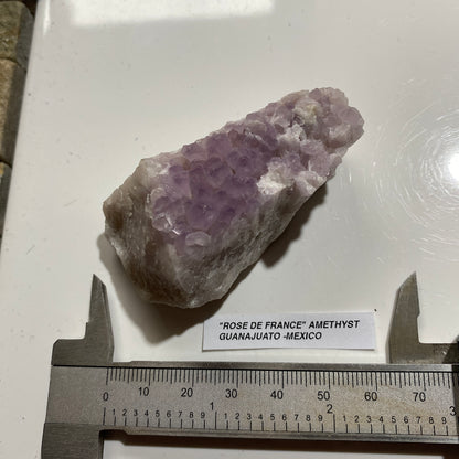 AMETHYST CRYSTALLISATION : GUANAJUATO, BAJIO REGION, MEXICO 80g MF5457