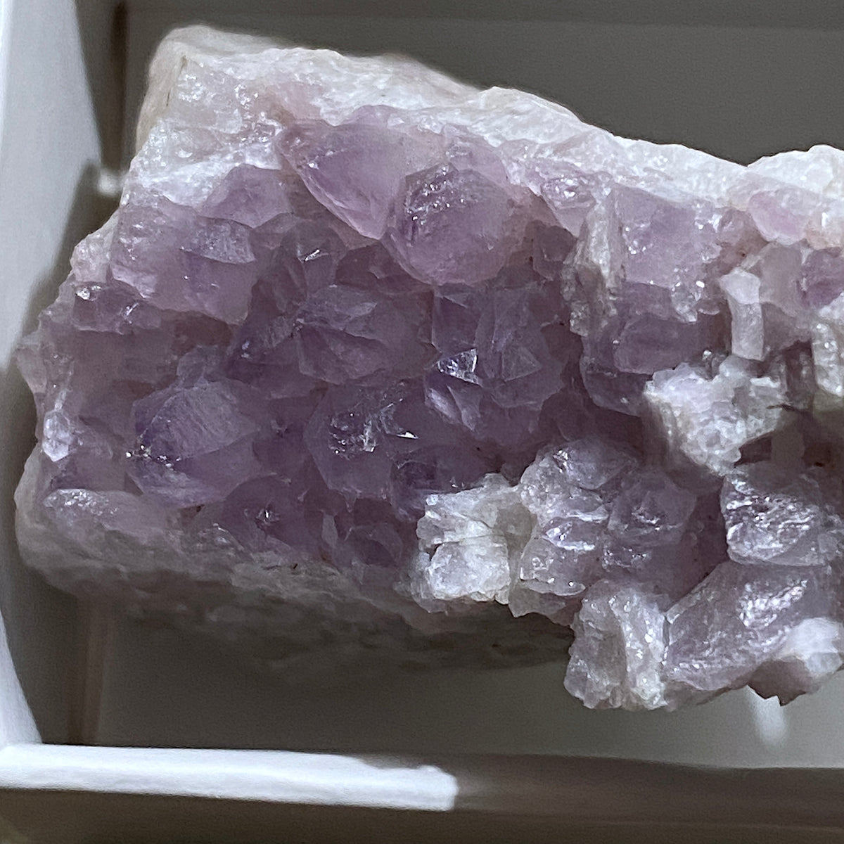 AMETHYST CRYSTALLISATION : GUANAJUATO, BAJIO REGION, MEXICO 80g MF5457