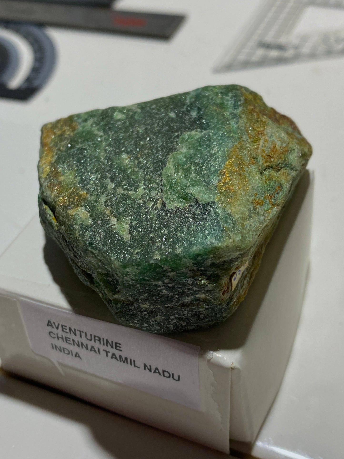 AVENTURINE QUARTZ : CHENNAI, TAMIL NADU, INDIA 79g MF4744