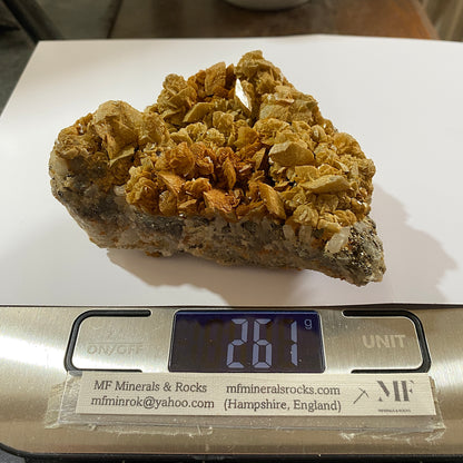 SIDERITE/DOLOMITE/PYRITE ETC ETC - CAVNIC MINE, MARAMURES COUNTY, ROMANIA 260g MF940