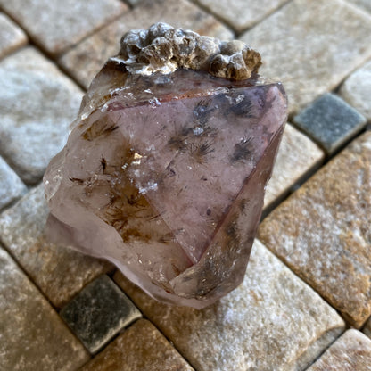 GOETHITE IN QUARTZ - LEVANT MINE, ST JUST, CORNWALL, ENGLAND  55g. MF2341