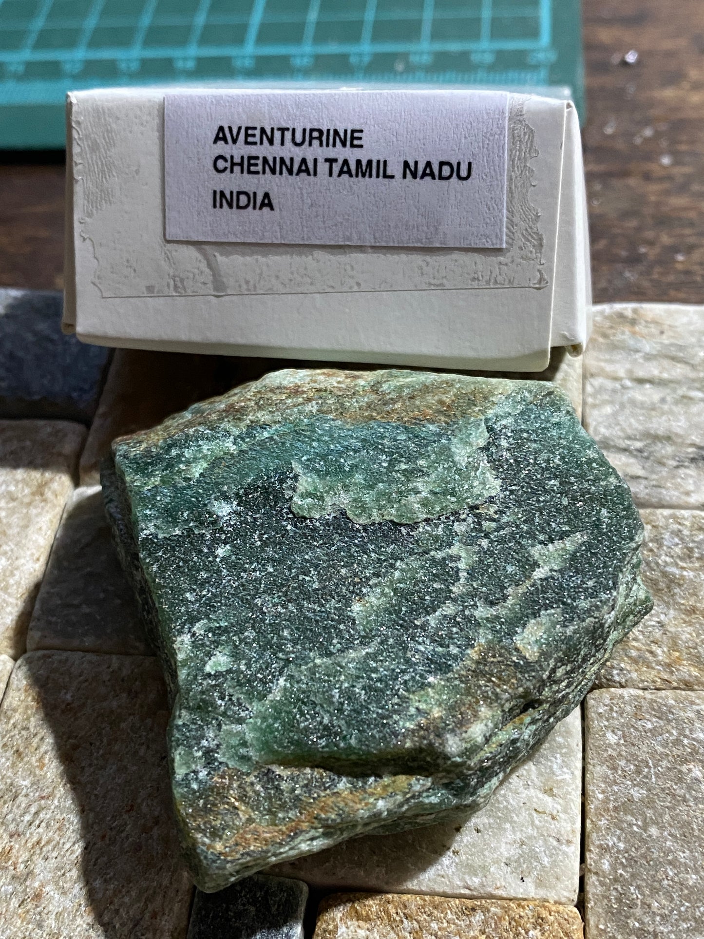 AVENTURINE QUARTZ : CHENNAI, TAMIL NADU, INDIA 79g MF4744