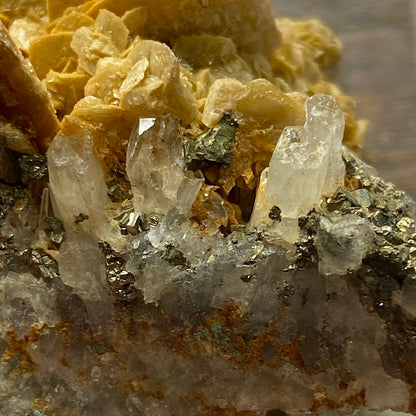 SIDERITE/DOLOMITE/PYRITE ETC ETC - CAVNIC MINE, MARAMURES COUNTY, ROMANIA 260g MF940