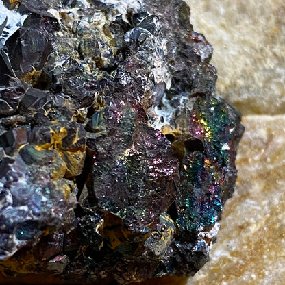 CHALCOPYRITE [ETC] : CLARA MINE, FREIBURG, GERMANY. 83g. MF5461