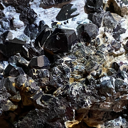 CHALCOPYRITE [ETC] : CLARA MINE, FREIBURG, GERMANY. 83g. MF5461
