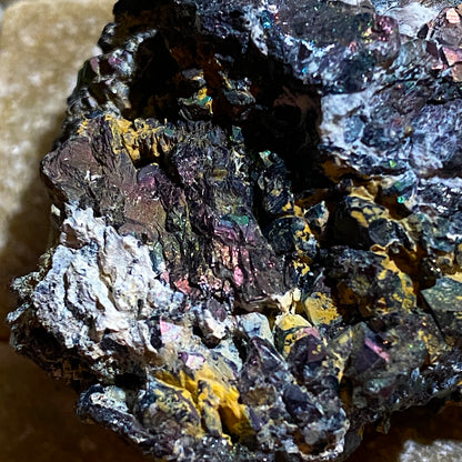 CHALCOPYRITE [ETC] : CLARA MINE, FREIBURG, GERMANY. 83g. MF5461
